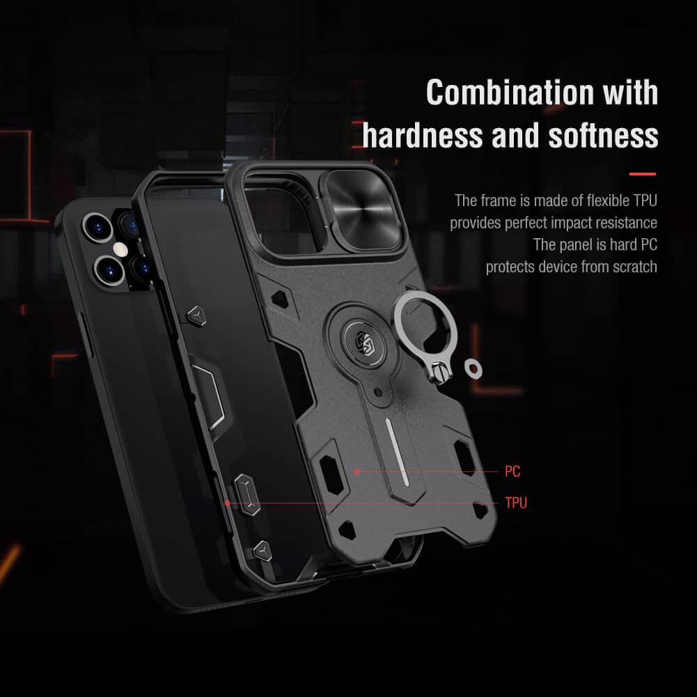 کاور نیلکین مدل CamShield Armor مناسب برای گوشی موبایل اپل iPhone 12 Pro Max