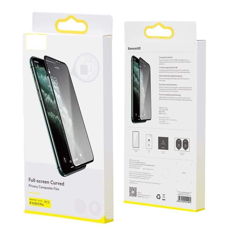 محافظ صفحه نمایش باسئوس مدل SGAPIPH58S-HC01 مناسب برای گوشی موبایل اپل 11/Iphone XR
