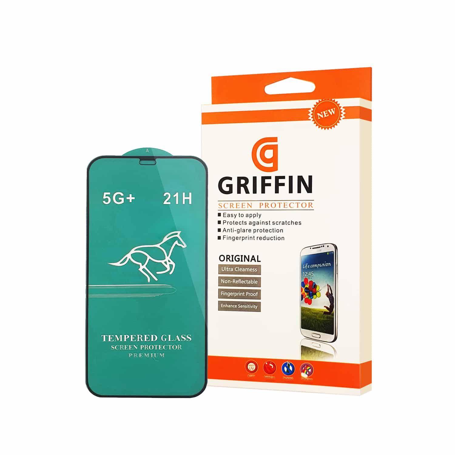 محافظ صفحه نمایش گریفین مدل HORSE GN mo مناسب برای گوشی موبایل iPhone 12 Pro Max