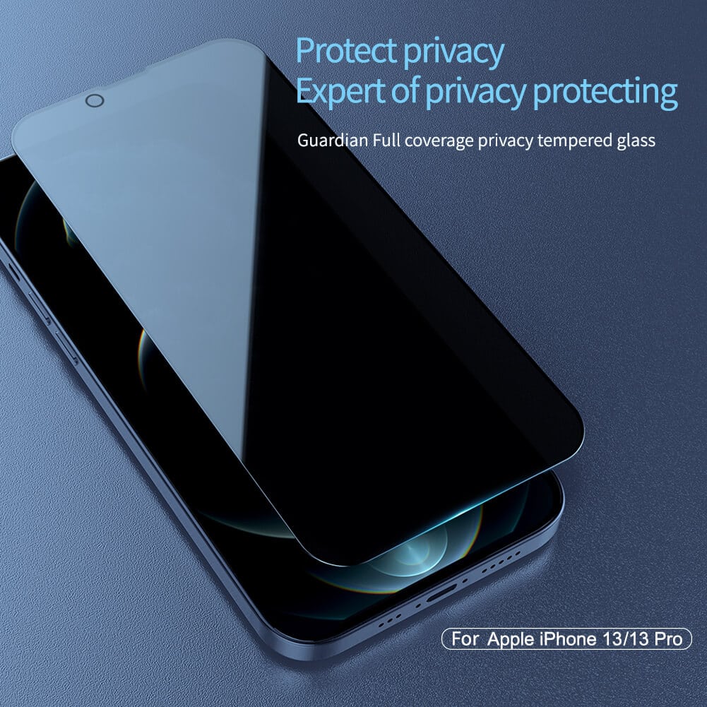 محافظ صفحه نمایش حریم شخصی نیلکین مدل Guardian مناسب برای گوشی موبایل اپل IPhone 13 Pro