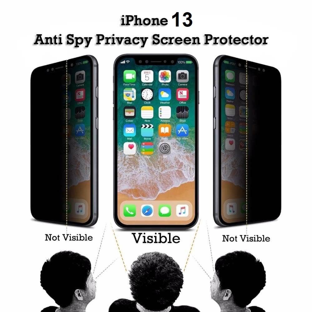 محافظ صفحه نمایش حریم خصوصی راک مدل Tempered مناسب برای گوشی موبایل اپل Iphone 13